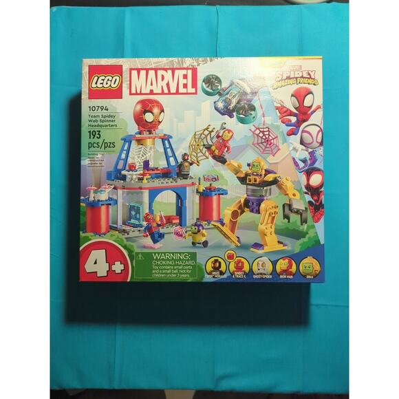 LEGO Spider-Man 10794 Team Spidey Web Spinner Headquarters 193 Pieces NEW - Picture 1 of 6